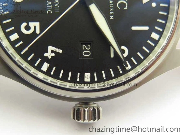 MIROTIME 0719 SoftTouch Mark XVIII Le Petit Prince IW327001 SS MKS 1:1 Best Edition Black Dial On Leather Strap MIYOTA9015 V 7216